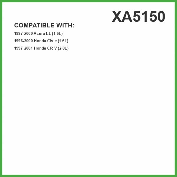 ECOGARD XA5150 Premium Engine Air Filter | Fits 1997-2001 Honda CR-V 2.0L; 1996-2000 Civic 1.6L; 1997-2000 Acura EL 1.6L