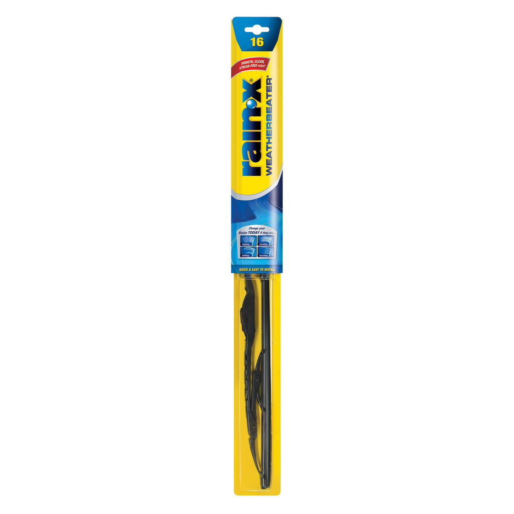 Rain-X RX30216 WeatherBeater Wiper Blades, 16" Windshield Wipers (Pack Of 1), Automotive Replacement Windshield Wiper Blades That Meet Or Exceed OEM Quality And Durability Standards