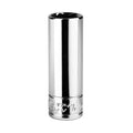 Capri Tools 12 mm Deep Socket, 1/4-Inch Drive, 6-Point, Metric