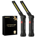 Coquimbo 2 Pack Rechargeable Work Light, Christmas Dad Gifts for Men Him