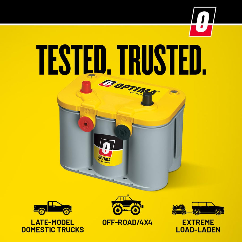 OPTIMA® Batteries High Performance D51R YELLOWTOP® Sealed AGM Battery