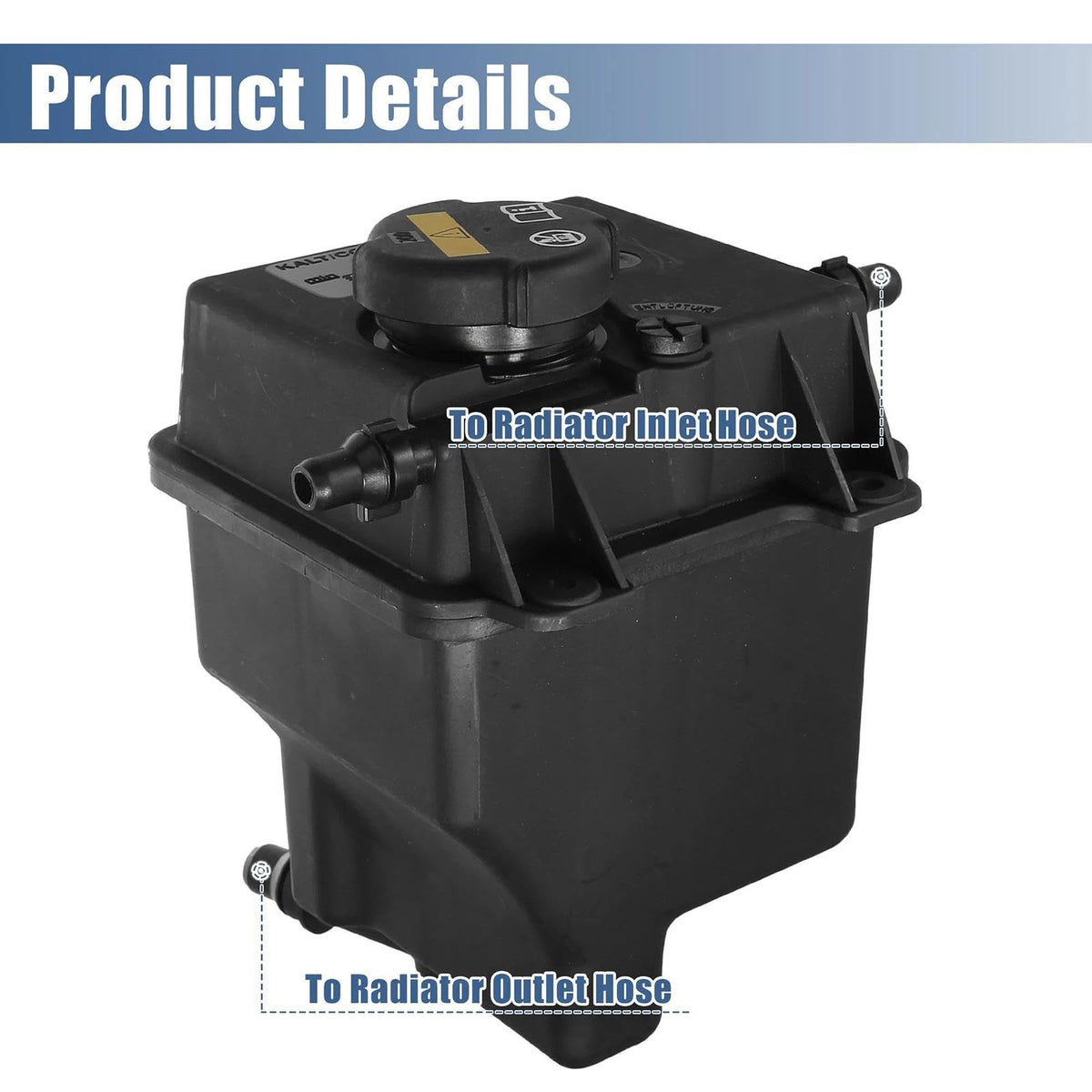 Oulesh Coolant Reservoir Tank for BMW X5 E53 2004-2006 V8 4.4L, Radiator Reservoir Tank Coolant Overflow Expansion Bottle with Cap PCF000033