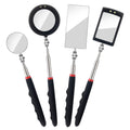 KABUDA 4PCS Telescoping Inspection Mirror LED Lighted Inspection Mirror