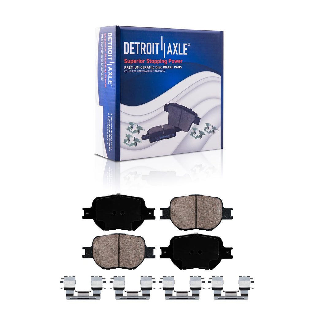 Detroit Axle - Drilled and Slotted Brake Kit for 05-10 Scion TC