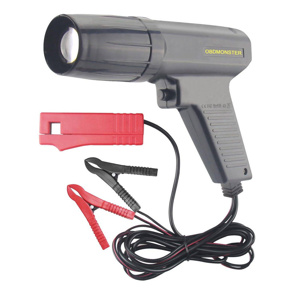 OBDMONSTER 12V Inductive Timing Light for 2- & 4-Stroke Gas Engines