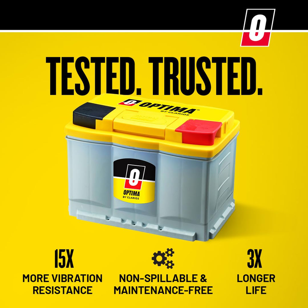 OPTIMA® Batteries High Performance DH5 YELLOWTOP® Sealed AGM Battery