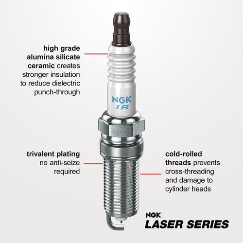 6 pc NGK 95350 DILZKR7B11G Laser Iridium Spark Plugs