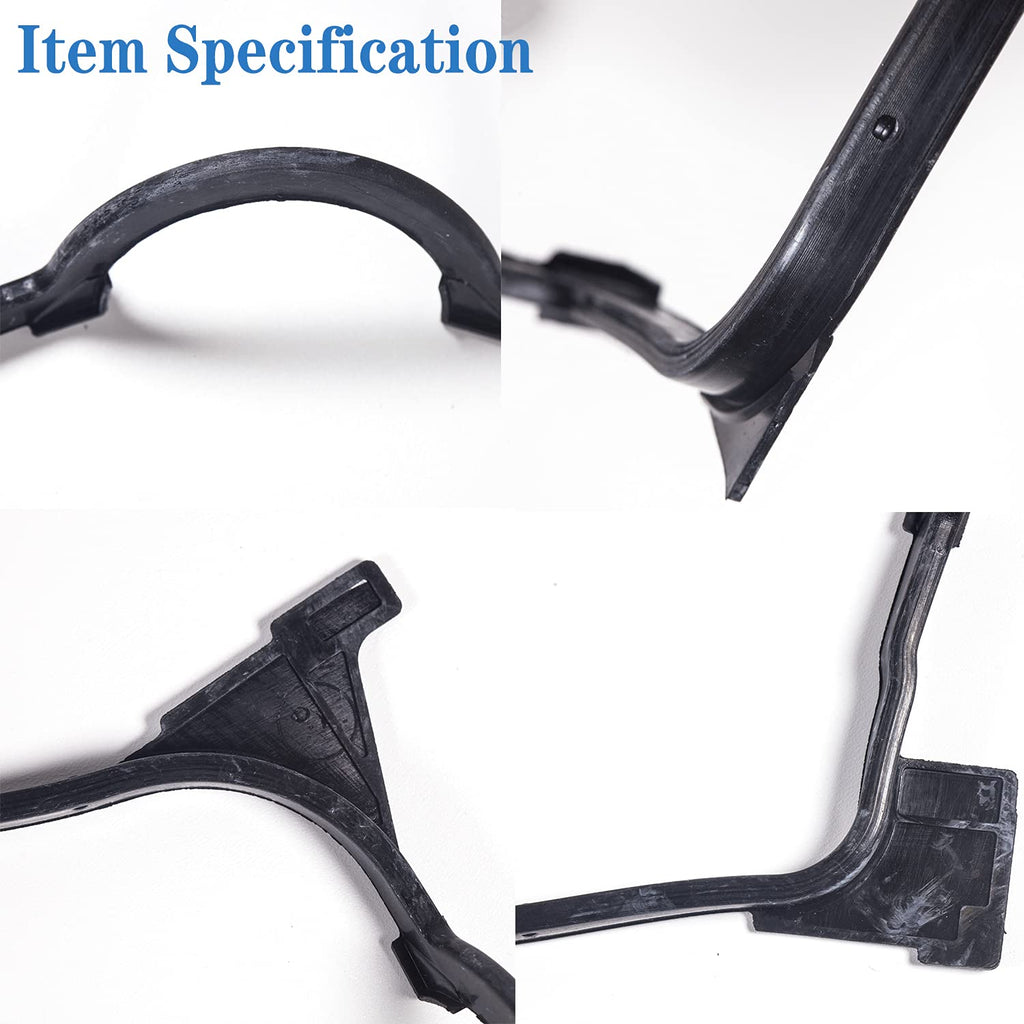 VS50500R Compatible With Honda Civic Engine Valve Cover Gasket & Gromets & Spark Plug Tube Seals 1992-2000 Del Sol Si/S/Si VX CX DX LX VP GX HX Ex Si 1.6L L4 SOHC 16V VC4029 VS50499R