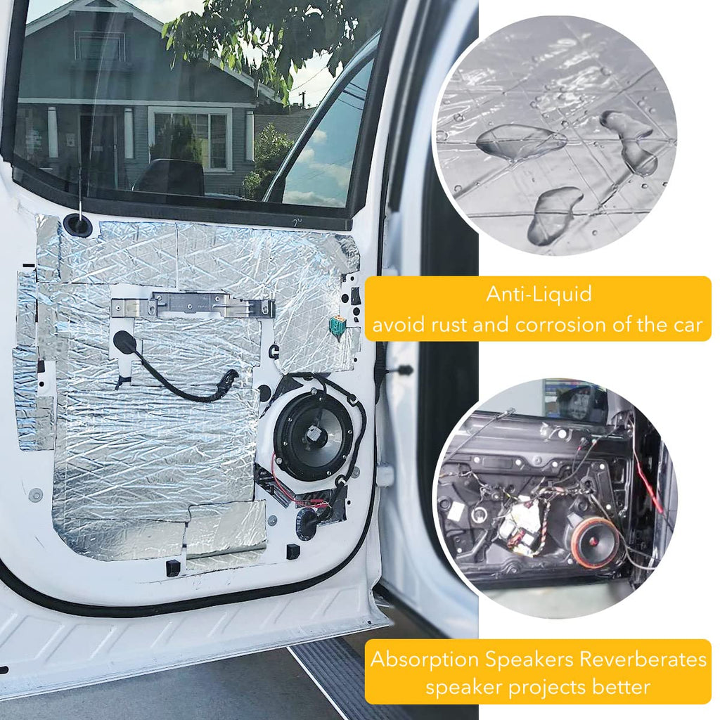 KOIKEY Car Sound Deadening Mat, 197 Mil 8.7 sqft Sound Deadener