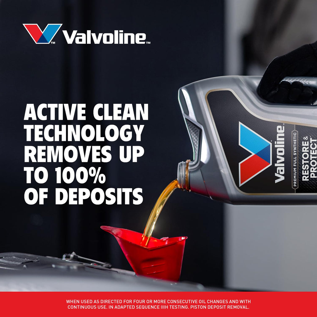 Valvoline Restore & Protect Full Synthetic 5W-20 Motor Oil 5 Quart