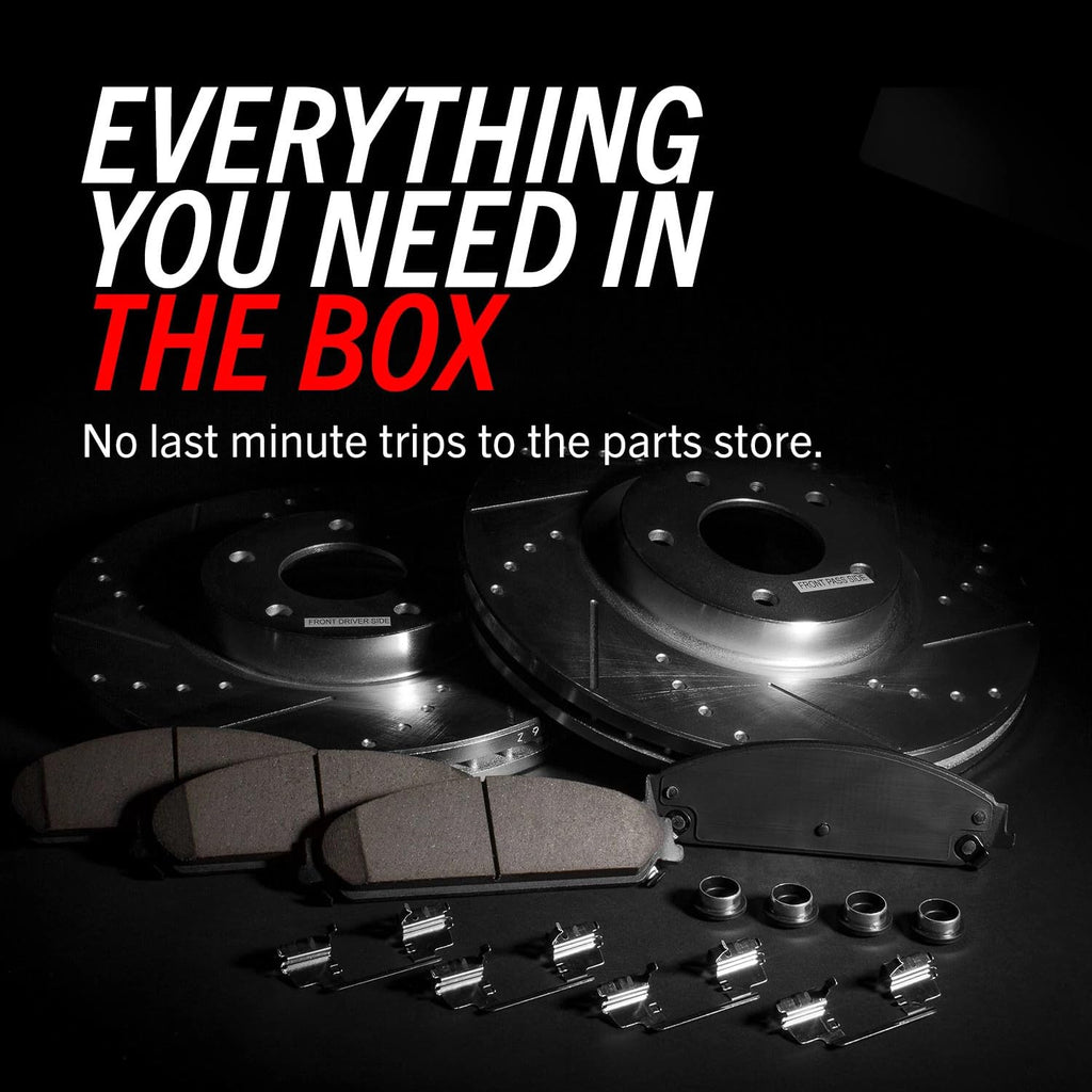 PowerStop Z23 Performance Brake Pad & Rotor Kit Front & Rear K4140