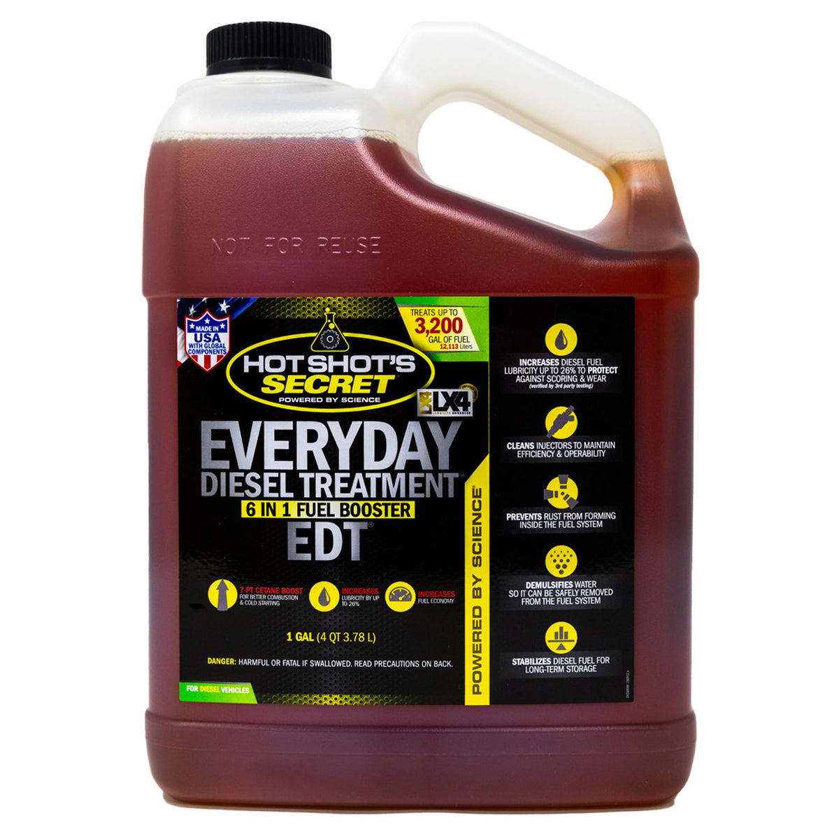 Hot Shot's Secret Everyday Diesel Treatment EDT, 1 Gallon
