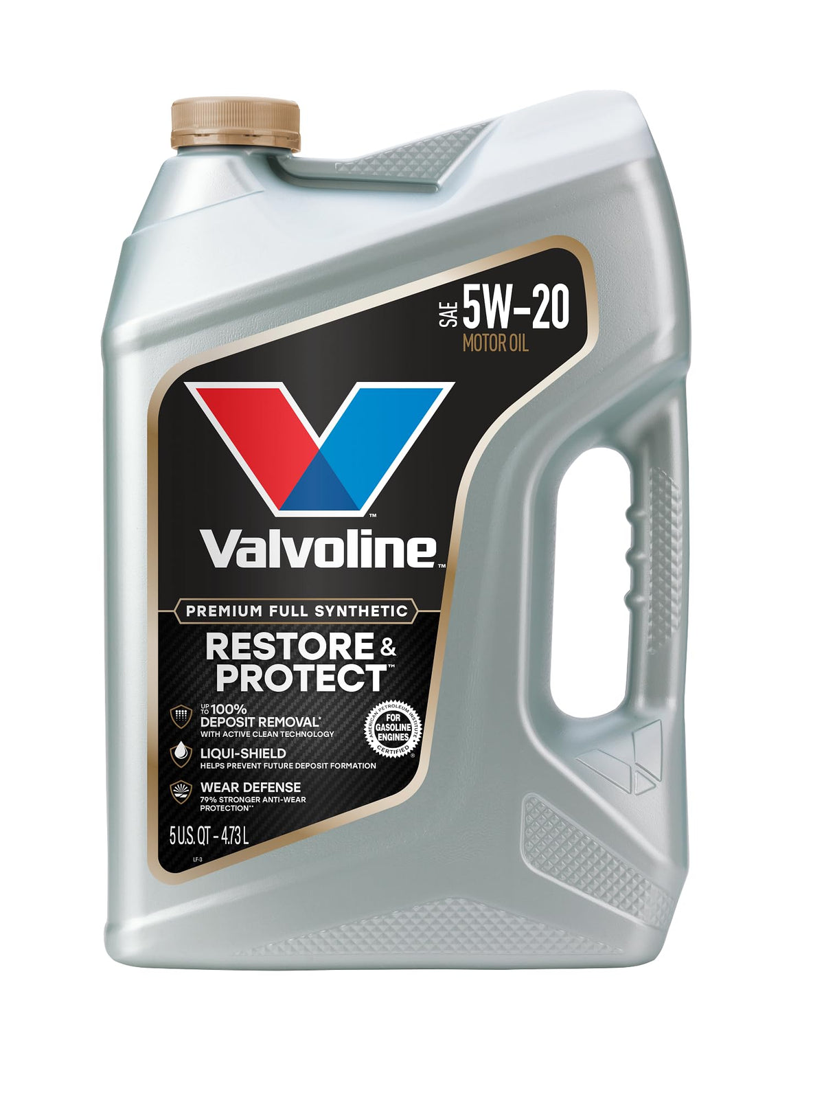 Valvoline Restore & Protect Full Synthetic 5W-20 Motor Oil 5 Quart