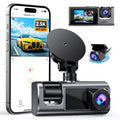 2.5K 3 Channel Dash Cam Front and Rear Inside with WiFi, 2' IPS Screen