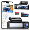 Affver 4K+2.5K Dash Cam Front and Rear, Built-in 5G WiFi 6 GPS Dual Dashcam
