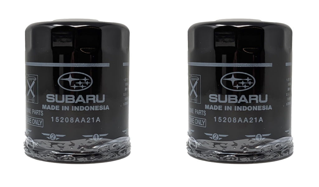 Subaru Engine Oil Filter & Crush Washer Kit (1, 2, 3, 6, 12 pks available) Outback Legacy Impreza Forester XV Crosstrek Ascent 15208AA21A 803916010 (2 Pack)