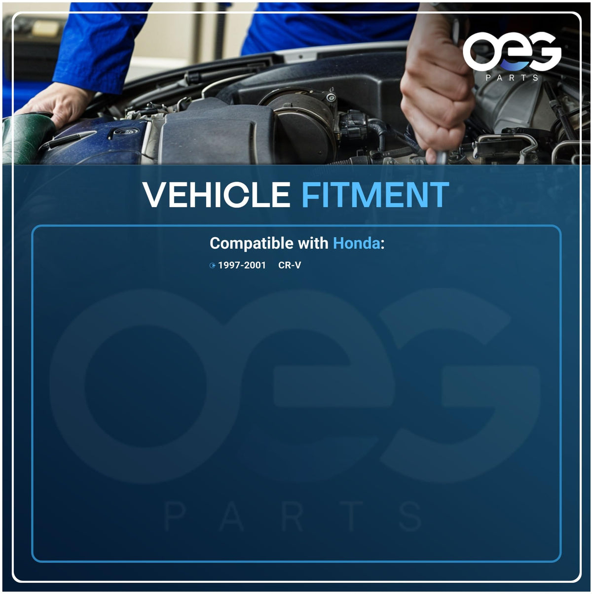 OEG Parts Window Regulator and Motor Assembly Fits Honda PPWPR1010RM
