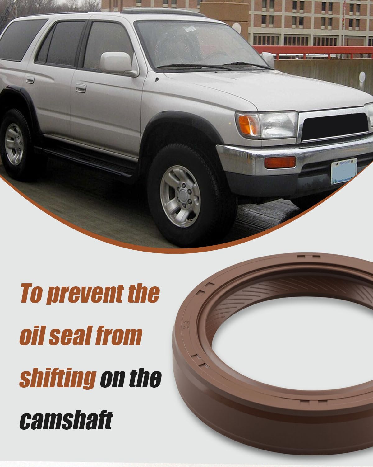 Camshaft Oil Seal Fit for Toyota 4Runner Tacoma Tundra Replace 90311-38051
