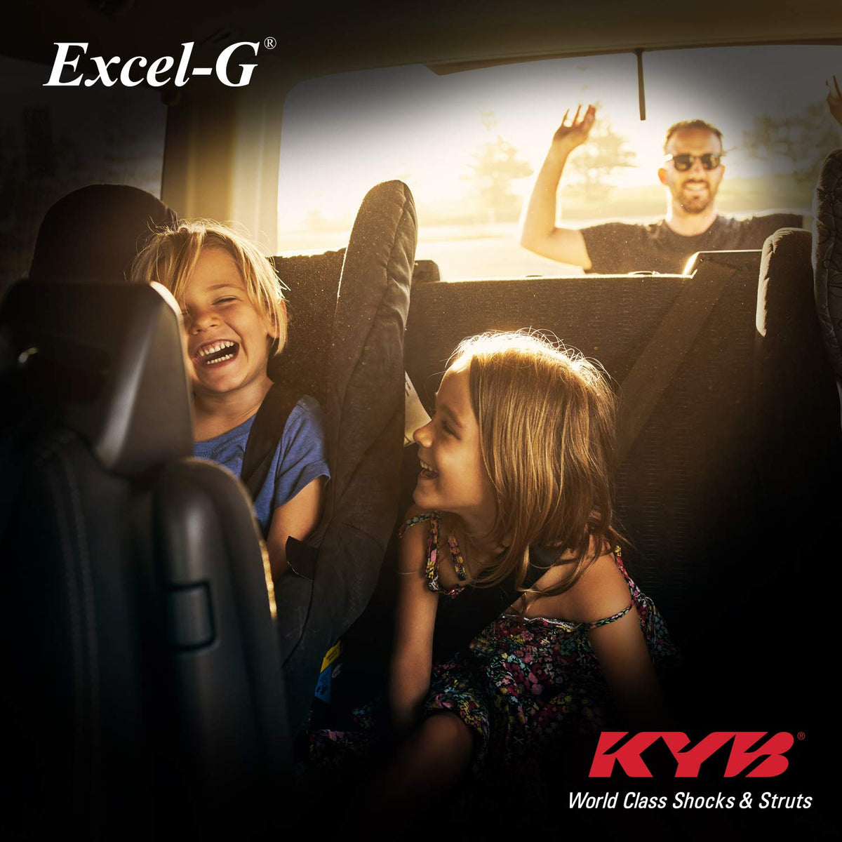KYB 341261 Excel-G Gas Strut, Black , Silver