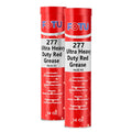 FOTU 277 Ultra Heavy-Duty Red Grease Tube,2-Pack 14oz Wheel Bearing Grease