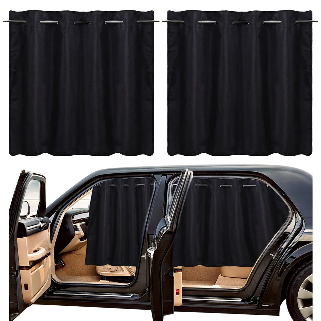 ZATOOTO Car Window Shades with Rods,Back Hatch Tailgate Shade,Universal Fit