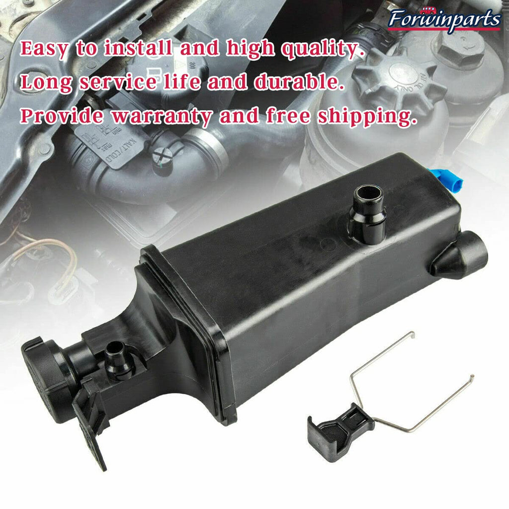 Coolant Recovery Reservoir Expansion Tank + Cap+ Sensor for BMW X3 X5 E46 E53 E83 323i 328i 325i 330i 17117573781 1999 2000 2001 2002 2003 2004 2005 2006