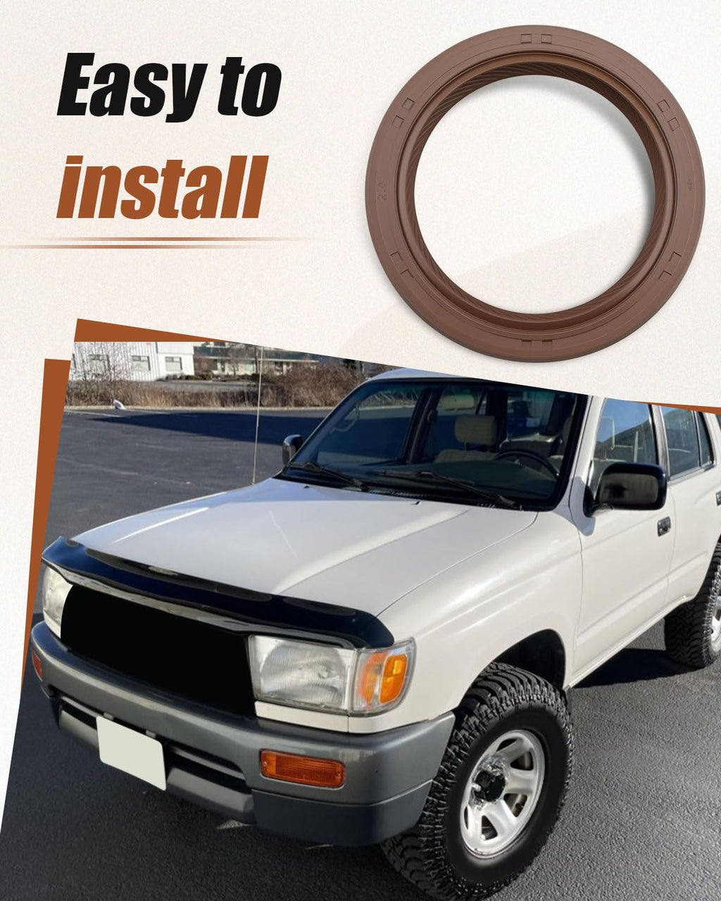 Camshaft Oil Seal Fit for Toyota 4Runner Tacoma Tundra Replace 90311-38051