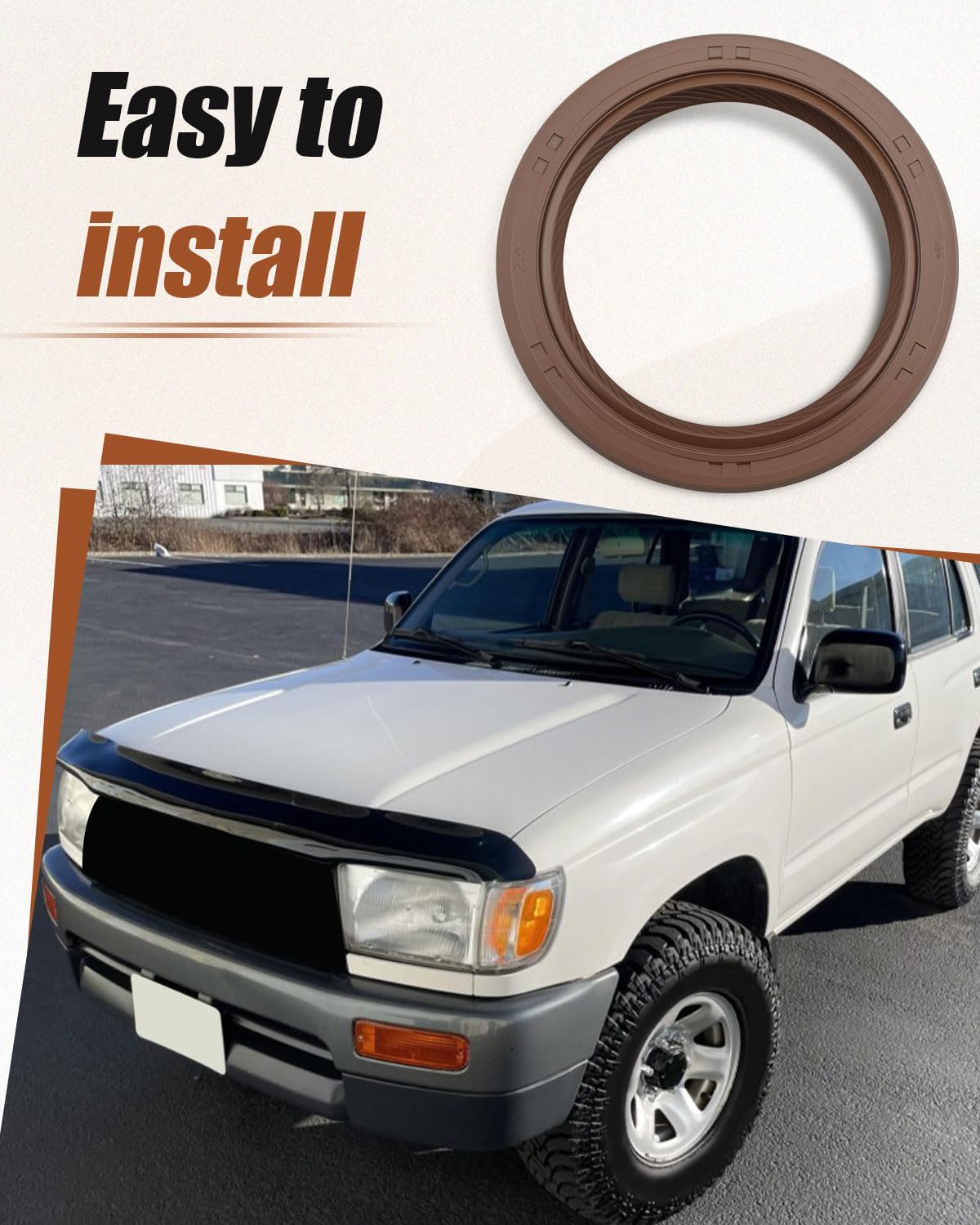 Camshaft Oil Seal Fit for Toyota 4Runner Tacoma Tundra Replace 90311-38051