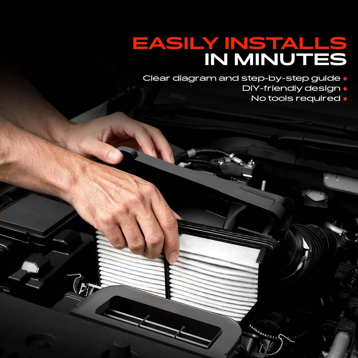 A-Premium Engine Air Filter Compatible with Honda & Acura Models
