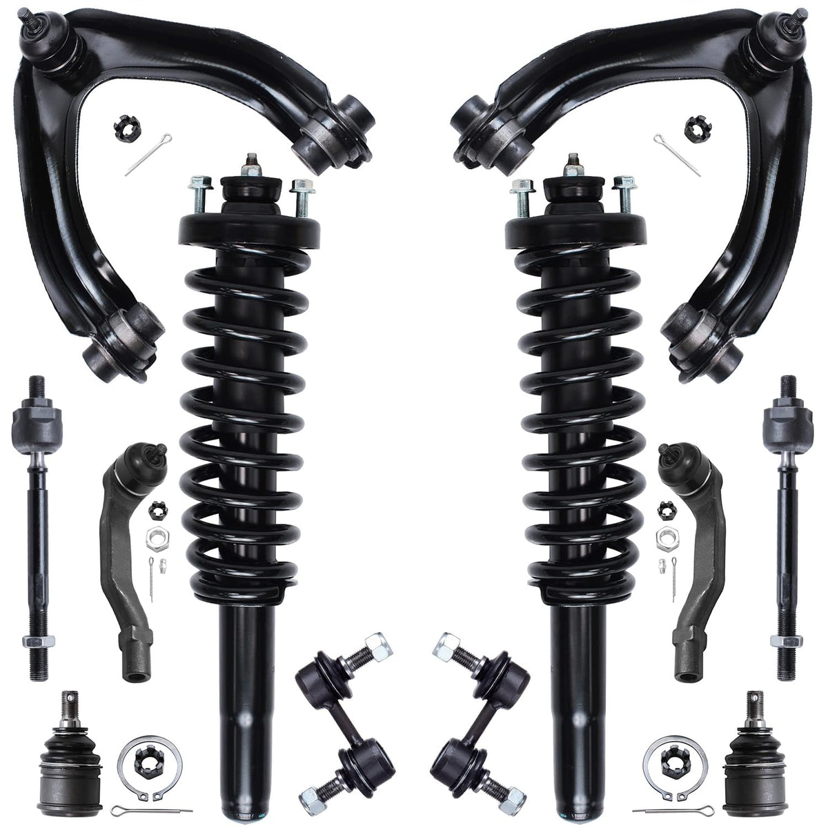 Detroit Axle - Front Struts Kit for 1997-2001 Honda CR-V, 2 Struts and Coil