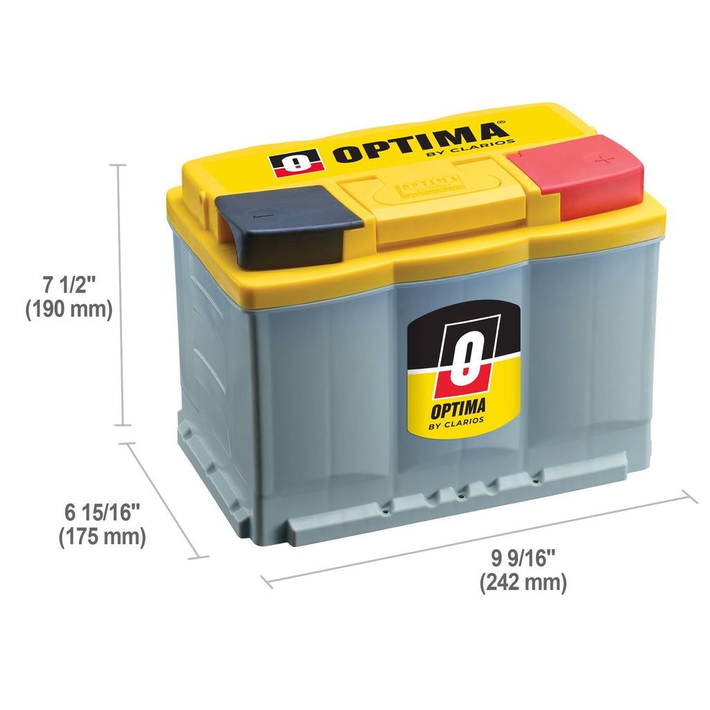 OPTIMA® Batteries High Performance DH5 YELLOWTOP® Sealed AGM Battery