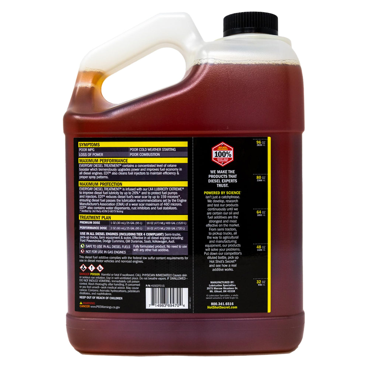 Hot Shot's Secret Everyday Diesel Treatment EDT, 1 Gallon