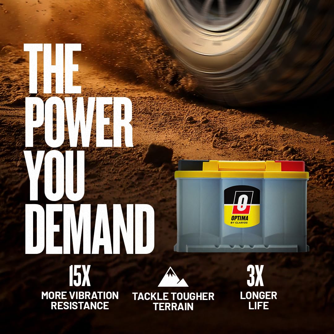 OPTIMA® Batteries High Performance DH5 YELLOWTOP® Sealed AGM Battery