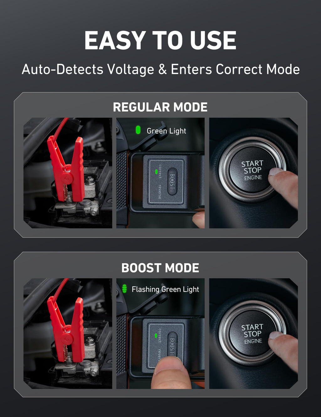 AstroAI S8 Car Battery Jump Starter 3000A - Portable 12V Lithium Jump Box
