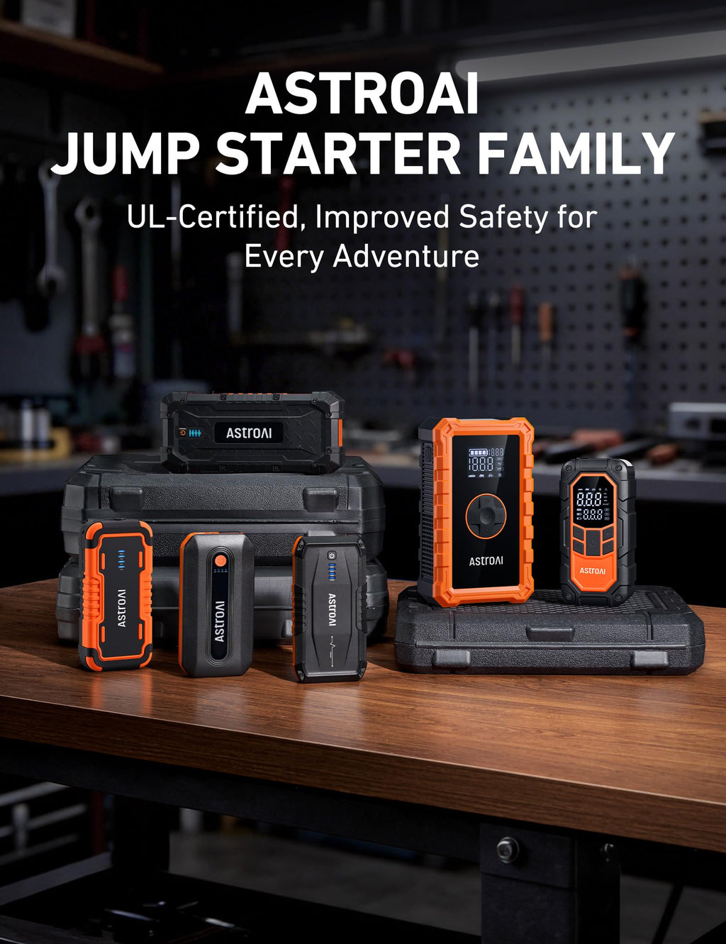 AstroAI S8 Car Battery Jump Starter 3000A - Portable 12V Lithium Jump Box