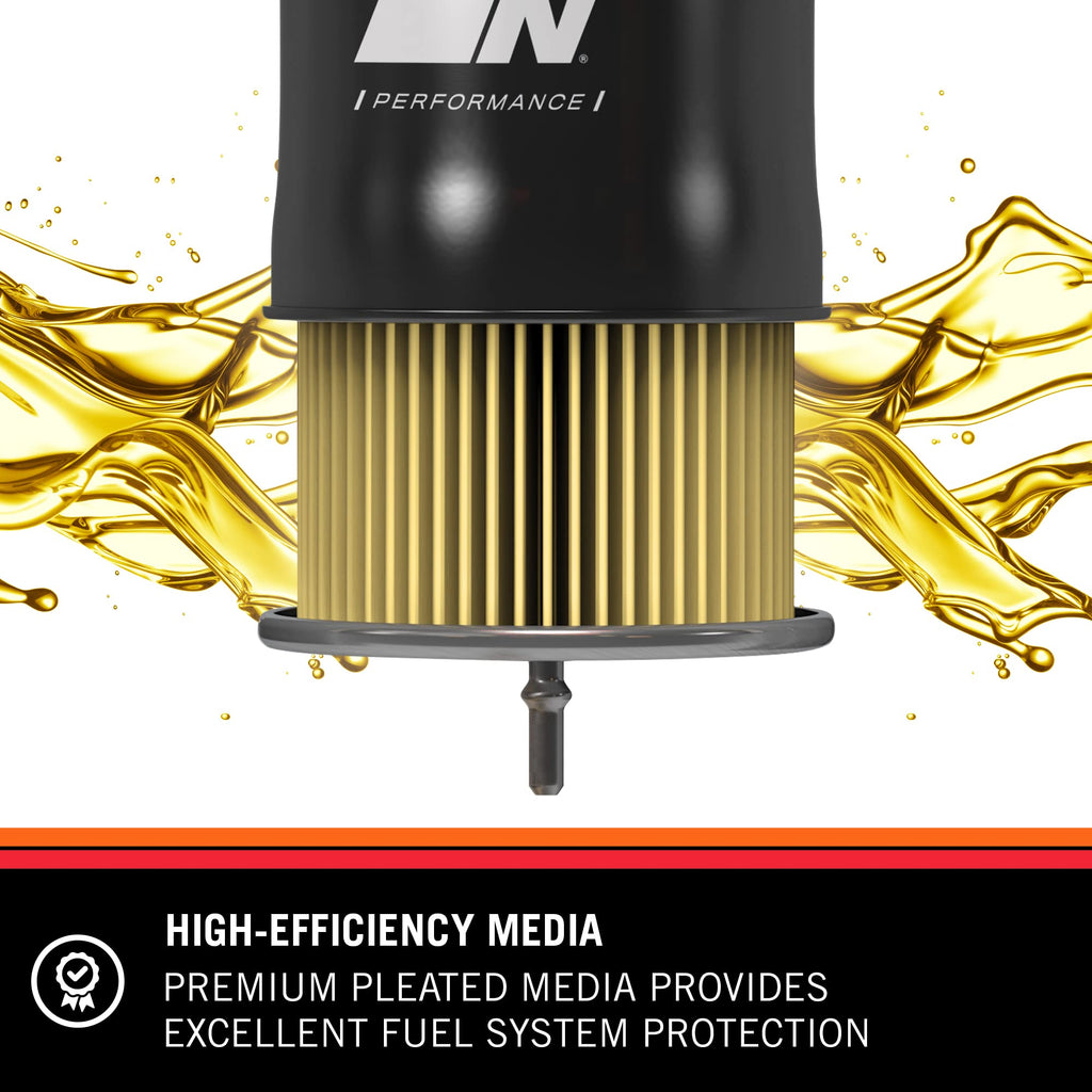 K&N Gasoline Fuel Filter: High Performance Fuel Filter, Premium Engine Protection, Compatible with 1988-2004 Honda/Acura Fuel Injected Gasoline Engines, PF-1200