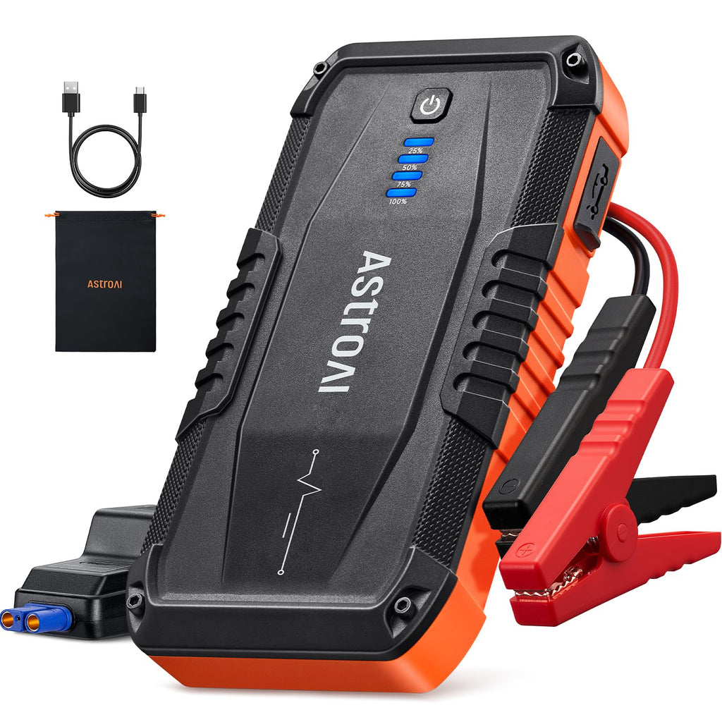 AstroAI S8 Car Battery Jump Starter 3000A - Portable 12V Lithium Jump Box