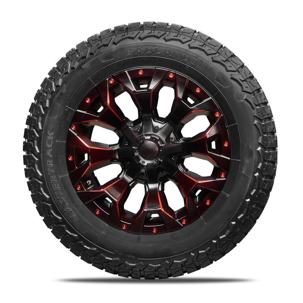 Set of 4 Mastertrack BADLANDS AT All Terrain LT265/70R17 123/120S Tires