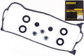 VS50500R Compatible With Honda Civic Engine Valve Cover Gasket & Gromets & Spark Plug Tube Seals 1992-2000 Del Sol Si/S/Si VX CX DX LX VP GX HX Ex Si 1.6L L4 SOHC 16V VC4029 VS50499R