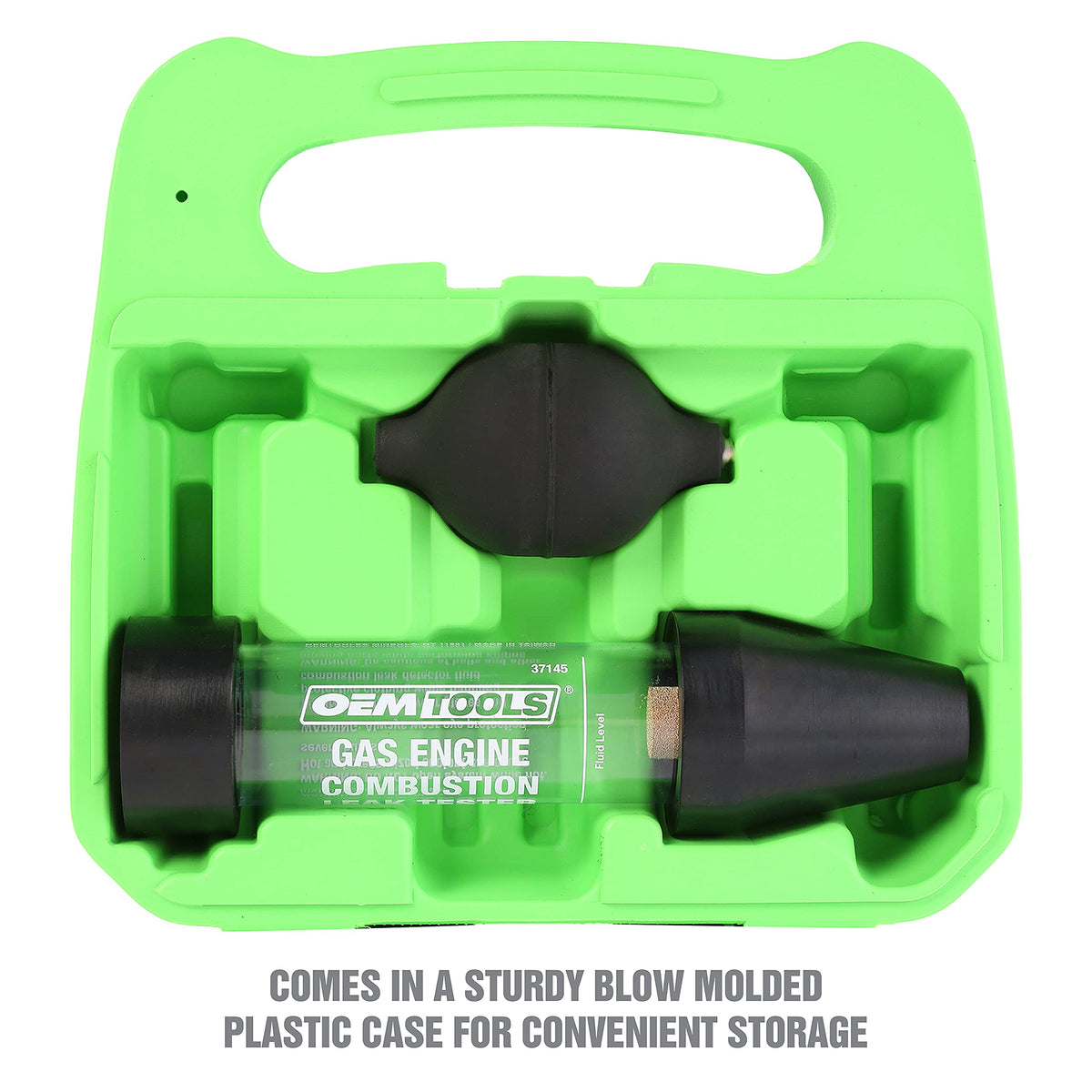 OEMTOOLS 37145 Combustion Leak Detector, Plastic and Rubber Tester for Engine Block Leaks, Automotive Blown Head Gasket Test, Block Test Kit