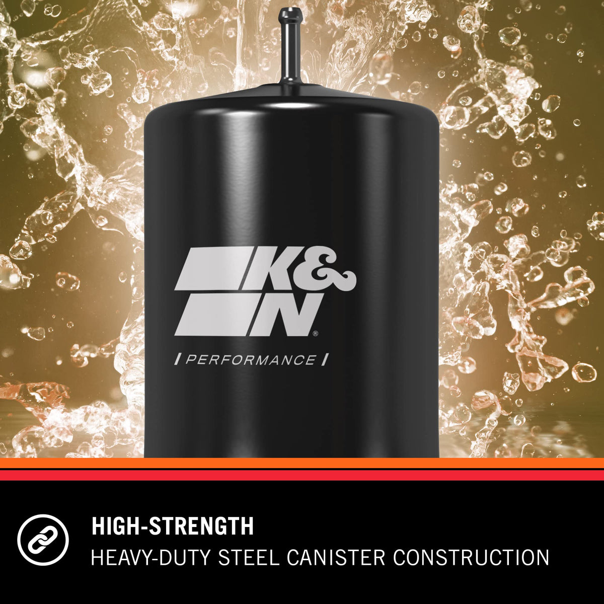 K&N Gasoline Fuel Filter: High Performance Fuel Filter, Premium Engine Protection, Compatible with 1988-2004 Honda/Acura Fuel Injected Gasoline Engines, PF-1200