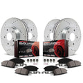PowerStop Z23 Performance Brake Pad & Rotor Kit Front & Rear K4140