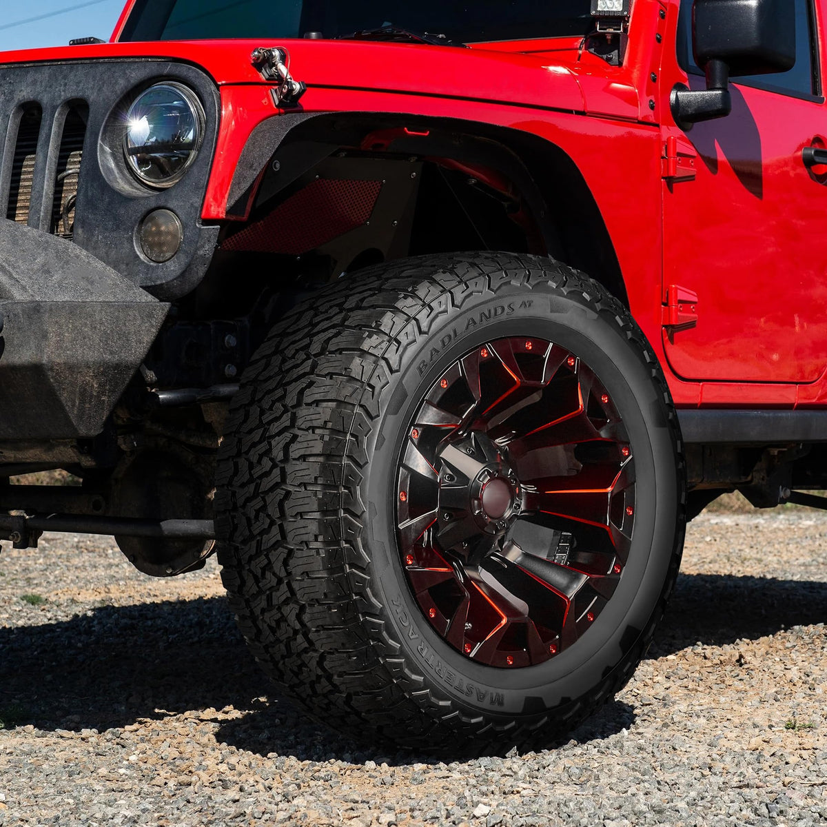 Set of 4 Mastertrack BADLANDS AT All Terrain LT265/70R17 123/120S Tires